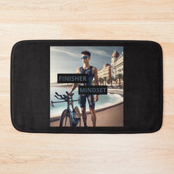 Item preview, Finisher Mindset – Triathlete Motivation Design for Champions designed and sold by Triathlongram.