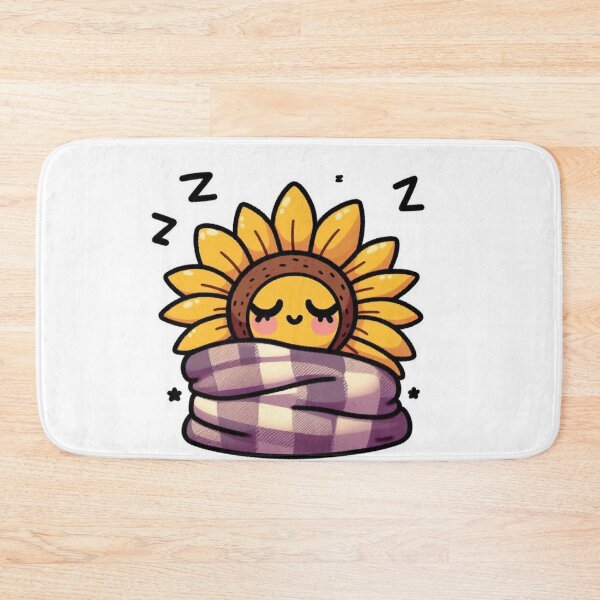 Item preview, Sleepy sunflower sticker designed and sold by Ink&Whimsy.