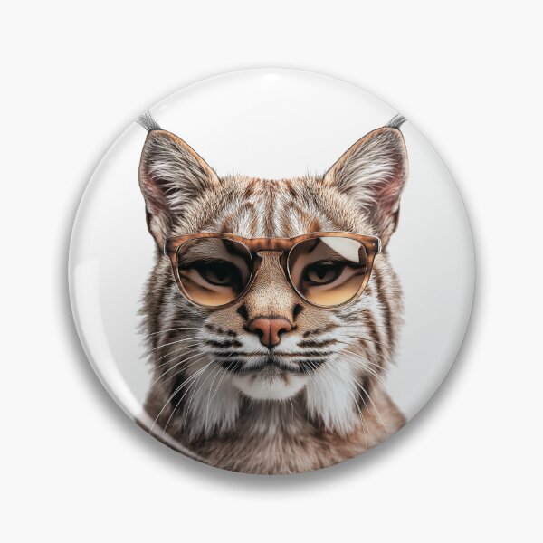Item preview, Funny cool Bobcat wearing sunglasses designed and sold by LazyOwlStore.