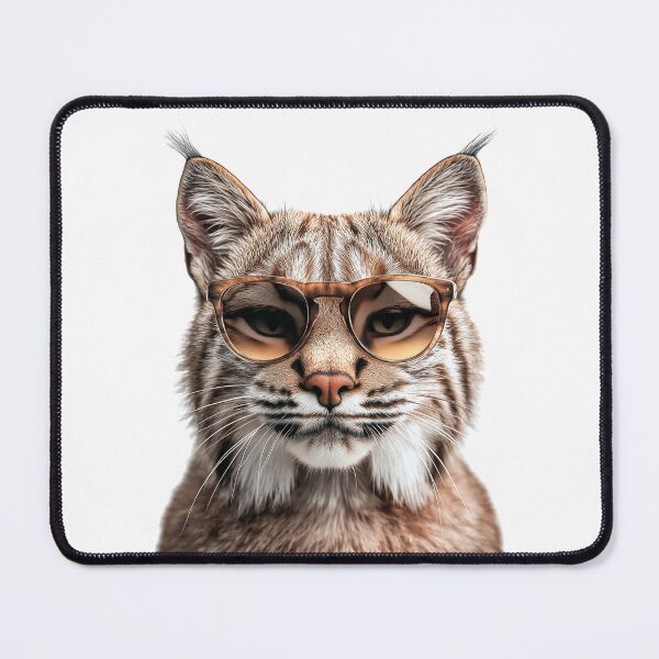 Item preview, Funny cool Bobcat wearing sunglasses designed and sold by LazyOwlStore.