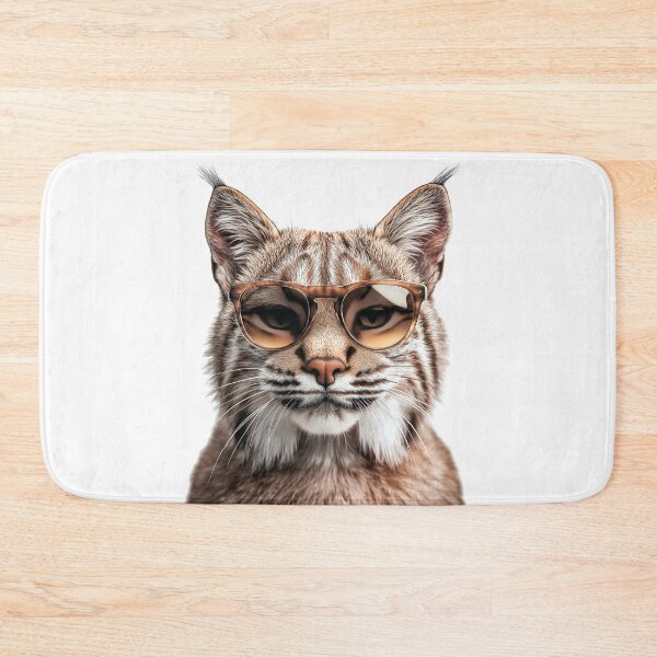 Item preview, Funny cool Bobcat wearing sunglasses designed and sold by LazyOwlStore.