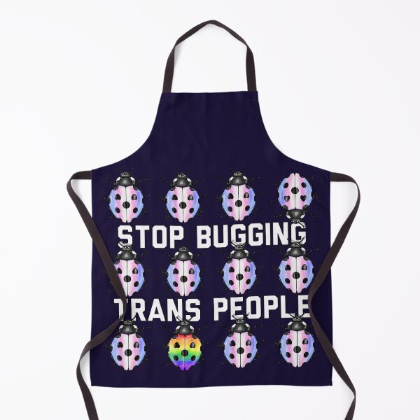 Item preview, Stop Bugging Trans People Ladybugs designed and sold by Art by Veya.