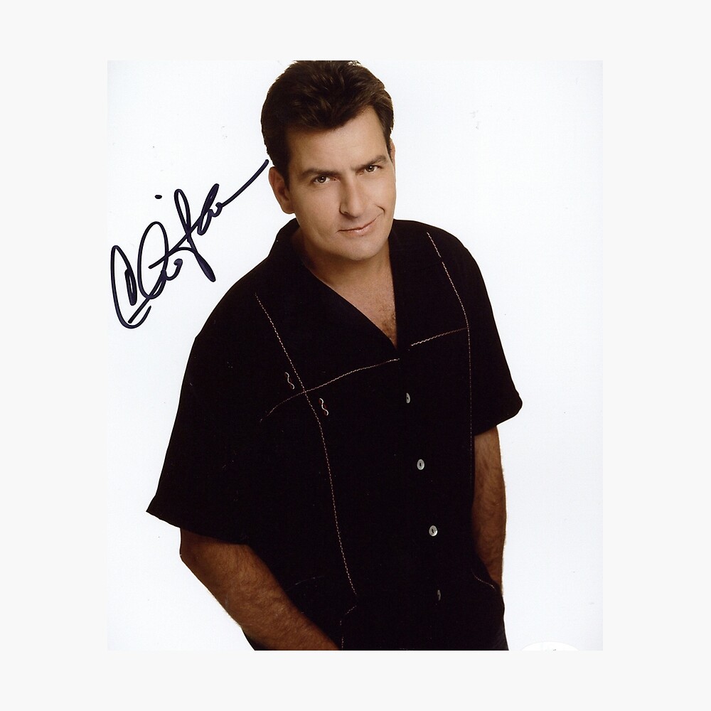 Charlie Sheen Autograph