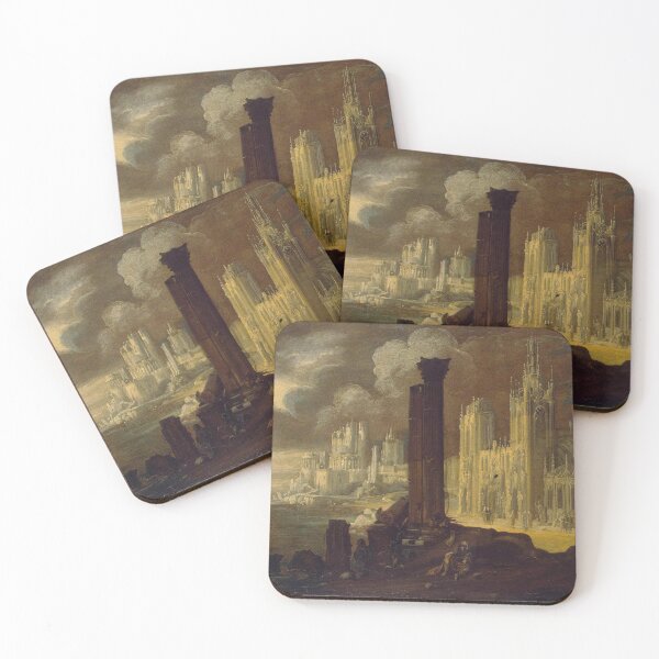Item preview,   Landscape with Buildings - Didier Barra designed and sold by Vintage Designs +.