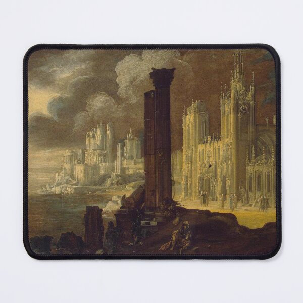 Item preview, Landscape with Buildings - Didier Barra designed and sold by Vintage Designs +.