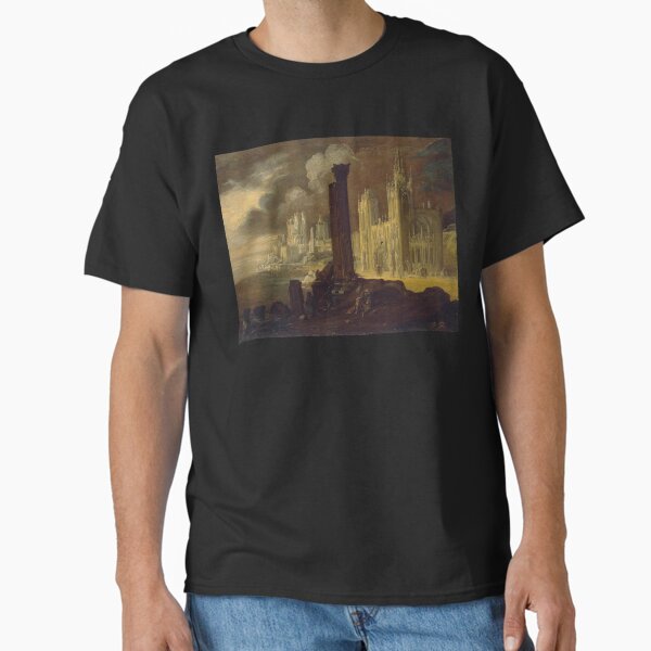 Vista previa del artículo con la obra «Paisaje con edificios - Didier Barra», diseñado y vendido por Vintage Designs +.