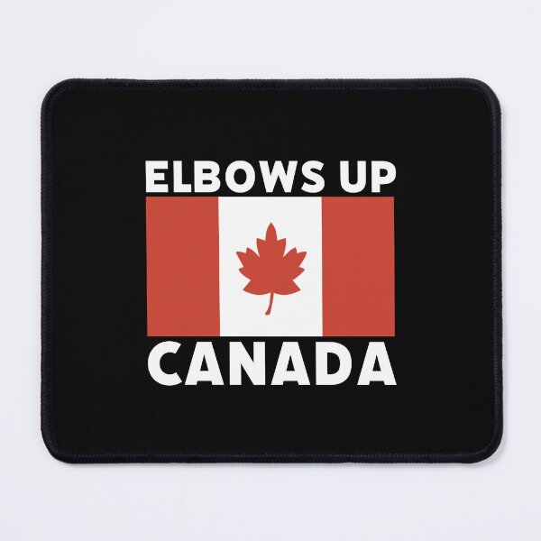 Item preview, Elbows Up Canada Flag – Stand Strong, Canadian Pride, Trade War Resilience designed and sold by Sunserize Designs.