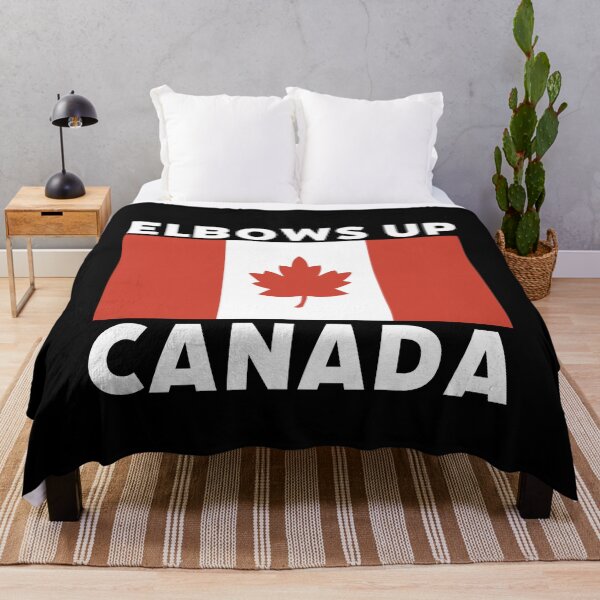 Item preview, Elbows Up Canada Flag – Stand Strong, Canadian Pride, Trade War Resilience designed and sold by Sunserize Designs.
