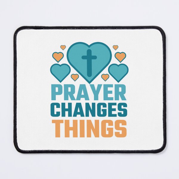 Item preview, Prayer Changes Things - Christian Faith Religious Inspirational Quote designed and sold by Sunserize Designs.