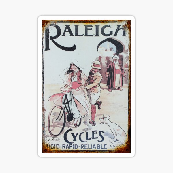 Item preview, Vintage and weathered Raleigh Cycles sign. designed and sold by AdamsGrandad.
