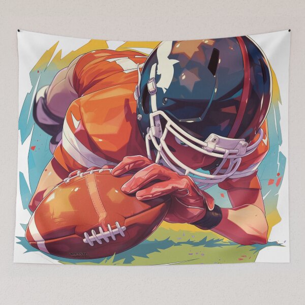 Item preview, football designed and sold by Stickermagician.