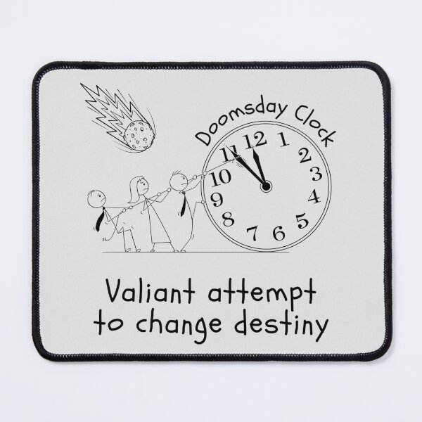 Item preview, Amusing Valiant Attempt to Change Destiny Cartoon. designed and sold by MPC-Mince-Pies.