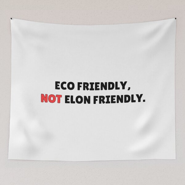 Item preview, Anti Elon Tesla Bumper  designed and sold by ThereseLyssia.