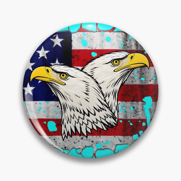 Item preview, AMERICAN EAGLES (#00FFFF) designed and sold by Marlon Oseguera.