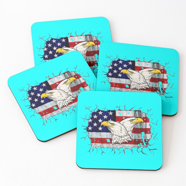 Item preview, AMERICAN EAGLES (#00FFFF) designed and sold by Marlon Oseguera.