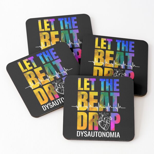 Item preview, Let The Beat Drop Dysautonomia Awareness designed and sold by RockFireMerch.