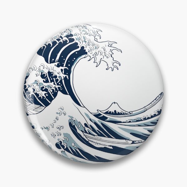 Aperçu de l'œuvre L'art des vagues japonaises créée et vendue par GrafiShop.
