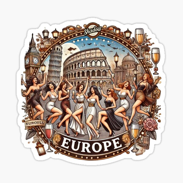 Item preview, Hen Party Europe Celebration designed and sold by Shadowbez.