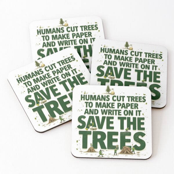Item preview, Save the Trees - Thought-Provoking Eco Design designed and sold by latelierdechris.