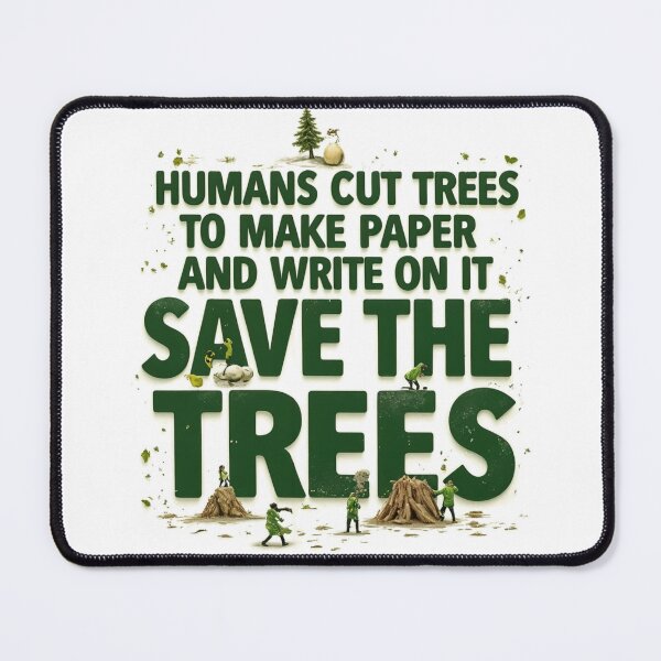 Item preview, Save the Trees - Thought-Provoking Eco Design designed and sold by latelierdechris.