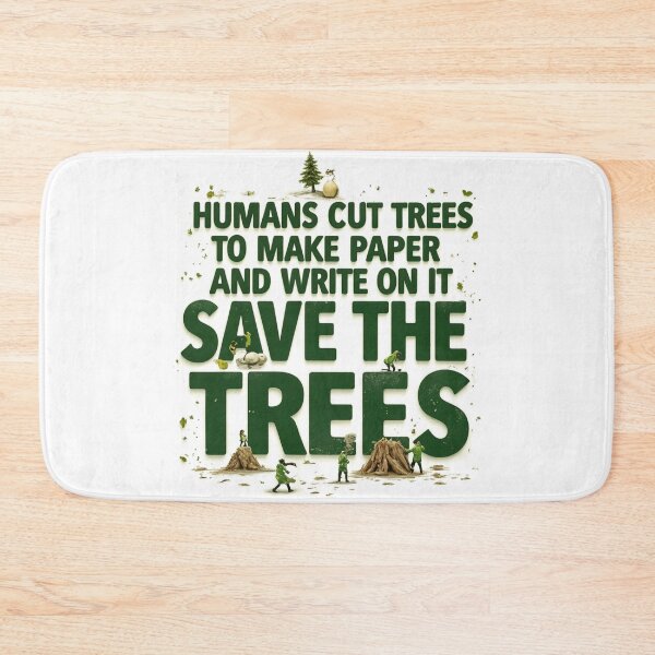 Item preview, Save the Trees - Thought-Provoking Eco Design designed and sold by latelierdechris.
