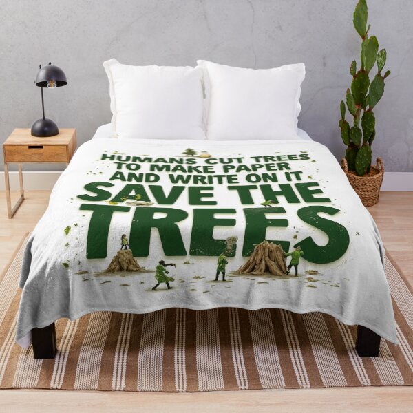 Item preview, Save the Trees - Thought-Provoking Eco Design designed and sold by latelierdechris.