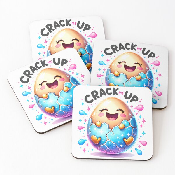 Item preview, Crack Me Up - Funny Easter Egg Kids Design designed and sold by My Joyful Charm Store.