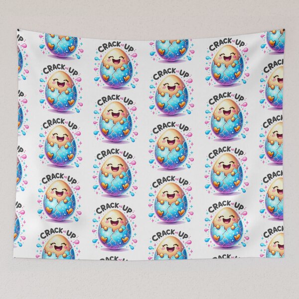 Item preview, Crack Me Up - Funny Easter Egg Kids Design designed and sold by My Joyful Charm Store.