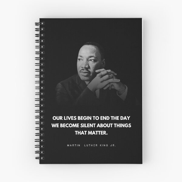 Item preview, Martin Luther King Jr Motivational Quote Portrait designed and sold by SuccessInsanity.