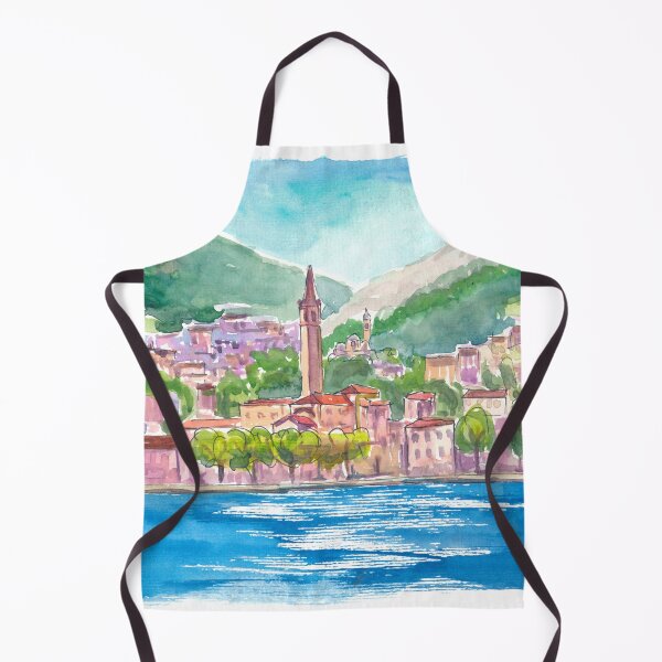 Item preview, Malgrate on Lake Como with Alpine Serenity designed and sold by artshop77.