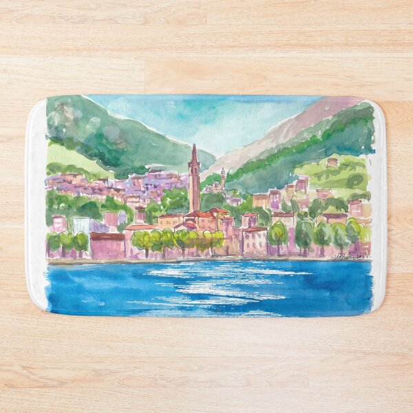 Item preview, Malgrate on Lake Como with Alpine Serenity designed and sold by artshop77.