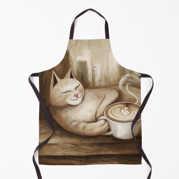 Item preview, lover cat reading books relaxing with coffee designed and sold by Cherry-Cat.