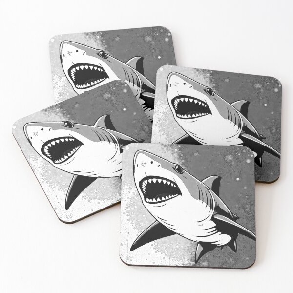 Item preview, Blackwhite shark desighn  designed and sold by Dogandesighn.