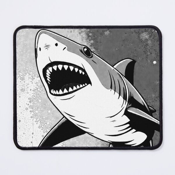 Item preview, Blackwhite shark desighn  designed and sold by Dogandesighn.