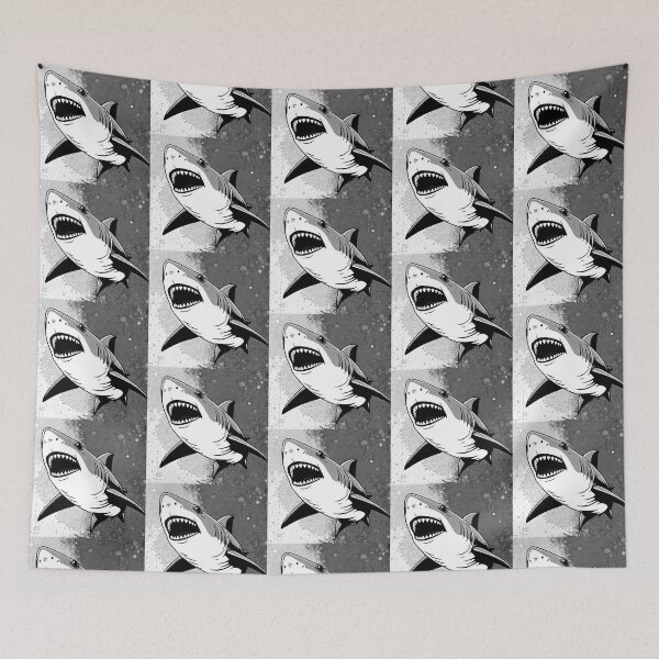 Item preview, Blackwhite shark desighn  designed and sold by Dogandesighn.