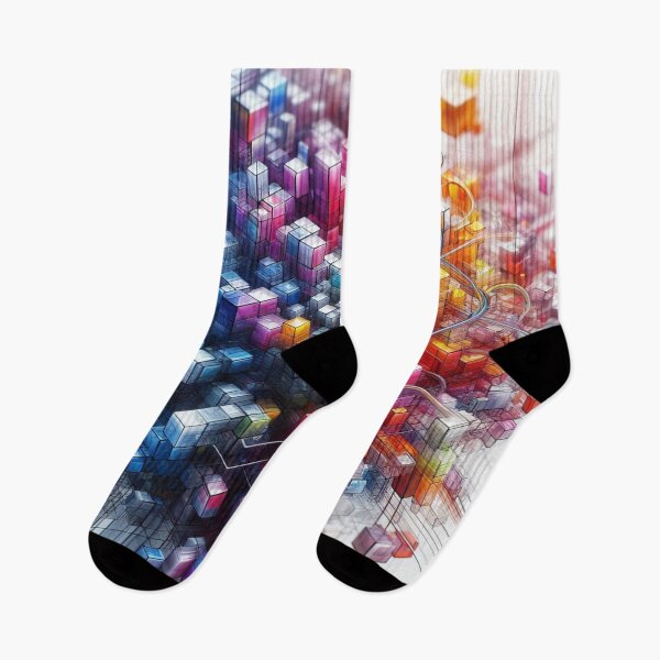 Item preview, Clear symphony of abstract cubes designed and sold by Sigtrix.