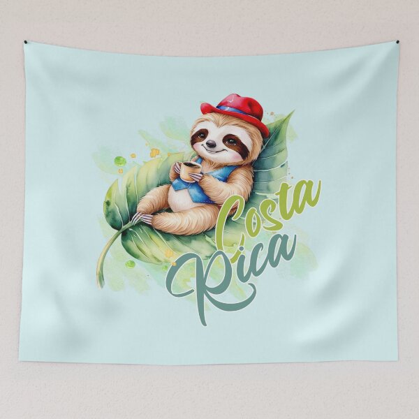 Item preview, Sloth Drinking Coffee In The Costa Rican Forest designed and sold by Claustronautas.