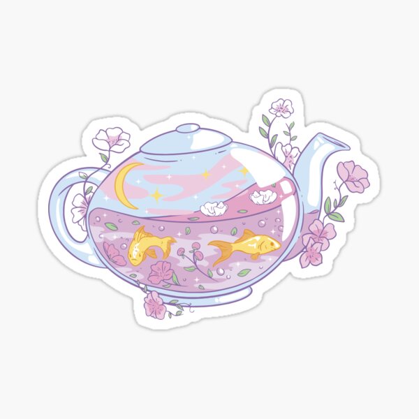 Item preview, Teapot With Fish designed and sold by mermaids001.