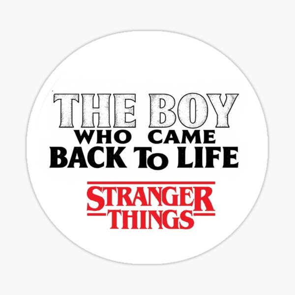 Item preview, STRANGER THINGS: The Boy Who Came Back to Life designed and sold by jimbob90210.