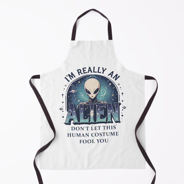 Item preview, Funny Alien Human Costume - Sci-Fi Humor Design designed and sold by latelierdechris.