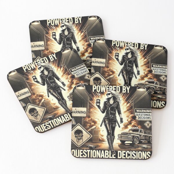 Item preview, Powered by Questionable Decisions designed and sold by Picturit.