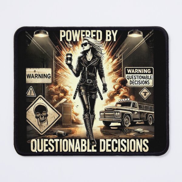 Item preview, Powered by Questionable Decisions designed and sold by Picturit.