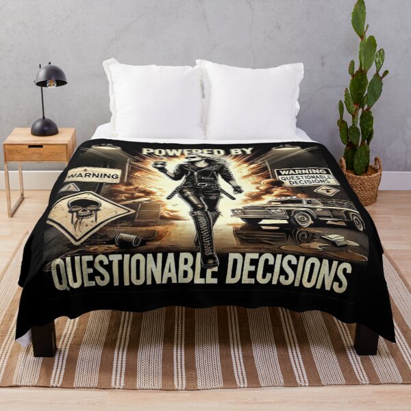 Item preview, Powered by Questionable Decisions designed and sold by Picturit.
