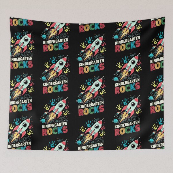 Item preview, Kindergarten Rocks Fun Back to School Rocket designed and sold by Taans-Creation.