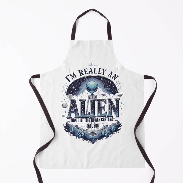 Item preview, Funny Alien Human Costume - Sci-Fi Humor Design designed and sold by latelierdechris.