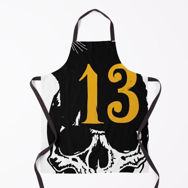 Item preview, 13 black cat skull skull number tattoo designed and sold by Achille3777.