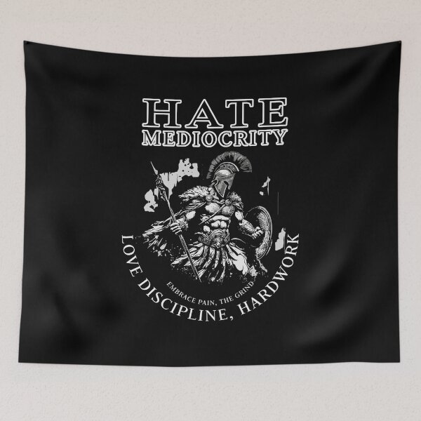 Item preview, Hate Mediocrity, Embrace the Grind – Warrior Mindset, Hard Work, Discipline designed and sold by Superiors-s.