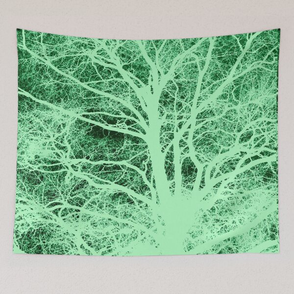 Item preview, Green tree silhouette designed and sold by steveball.