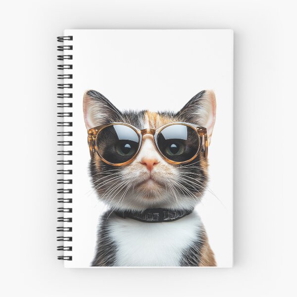 Item preview, Funny cool Calico Cat wearing sunglasses designed and sold by LazyOwlStore.