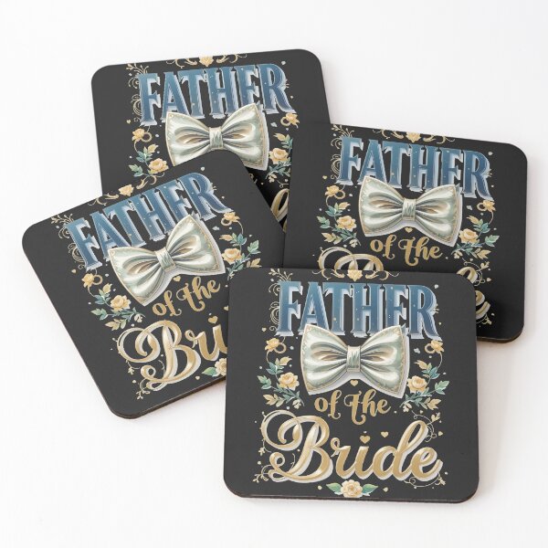 Item preview, Father of the Bride Elegant Wedding Keepsake Design designed and sold by latelierdechris.
